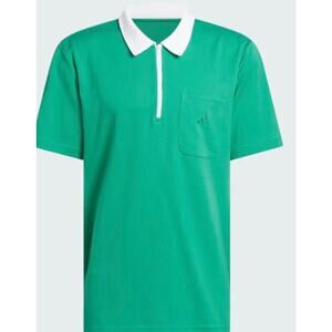 green Adidas Essentials 1/4-Zip Polo Shirt